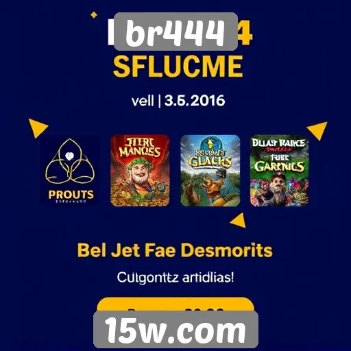 Promoções e ofertas no site de jogos br444